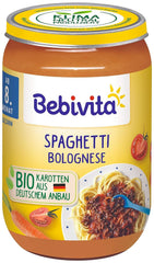 Menuer Fra 8 måneder Spaghetti Bolognese, pakke med 6 (6 X 220 gram), medium Mor og Barn Naty Shop 220 gram Spaghetti Bolognese