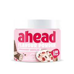 Ahead Flavor Pulver, Jordbærchokolade 250 gram, 83 portioner Arome Naty Shop Jordbærchokolade