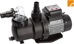 Steinbach Comfort 75 Filter System – 040100 – Selvansugende pumpe til pools op til 40.000 l – Med forfilter, trykmåler, timer og LED-display – Inkluderer speciel INTEX 2" adapter