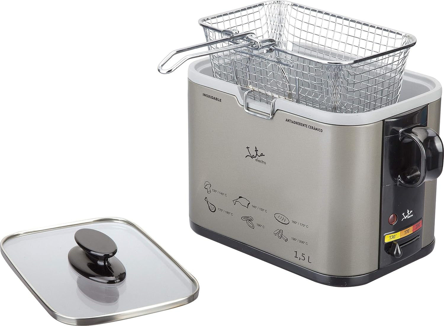 Tamaño FR326E - Frituregryde, 1000 watt, 1,3 liter Naty Shop-apparater