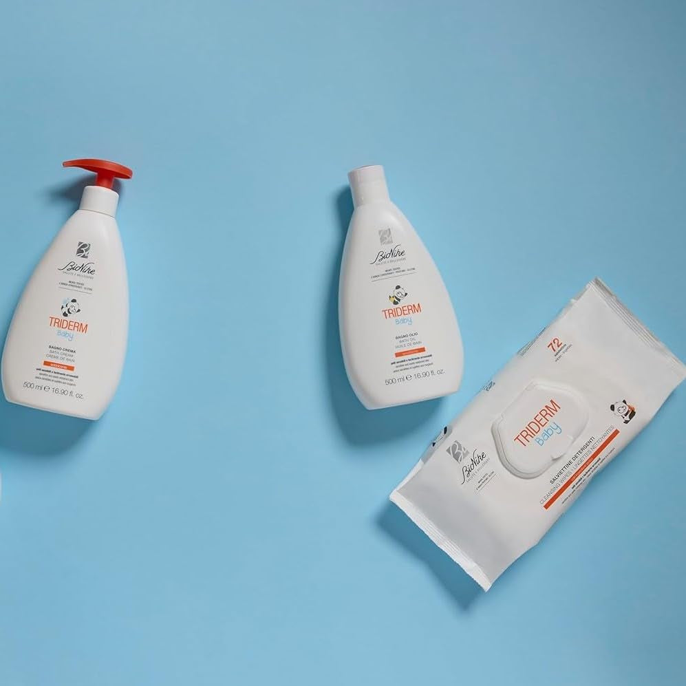 Bionike Triderm Baby vådservietter til tør og følsom hud Beroligende og opstrammende effekt Beskytter og fugter 72 servietter