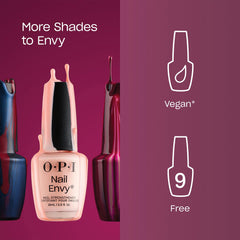 OPI Nail Envy - Vegansk Forstærker til beskadigede negle - Genopbyggende neglepleje med Tri-Flex-teknologi og biotin - for 95 % stærkere naturlige negle* på én uge
