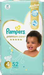 Pampers Premium Care 4,8 - 14 kg, 52 stk. Mor og baby Naty Shop