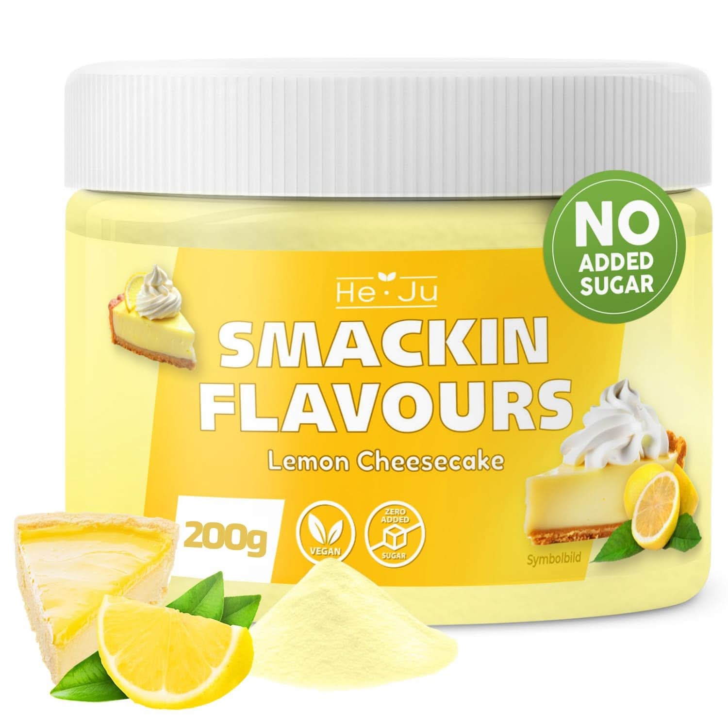 He-Ju Lemon Cheesecake smagspulver, 250 gram Naty Shop smagsstoffer 200 gram