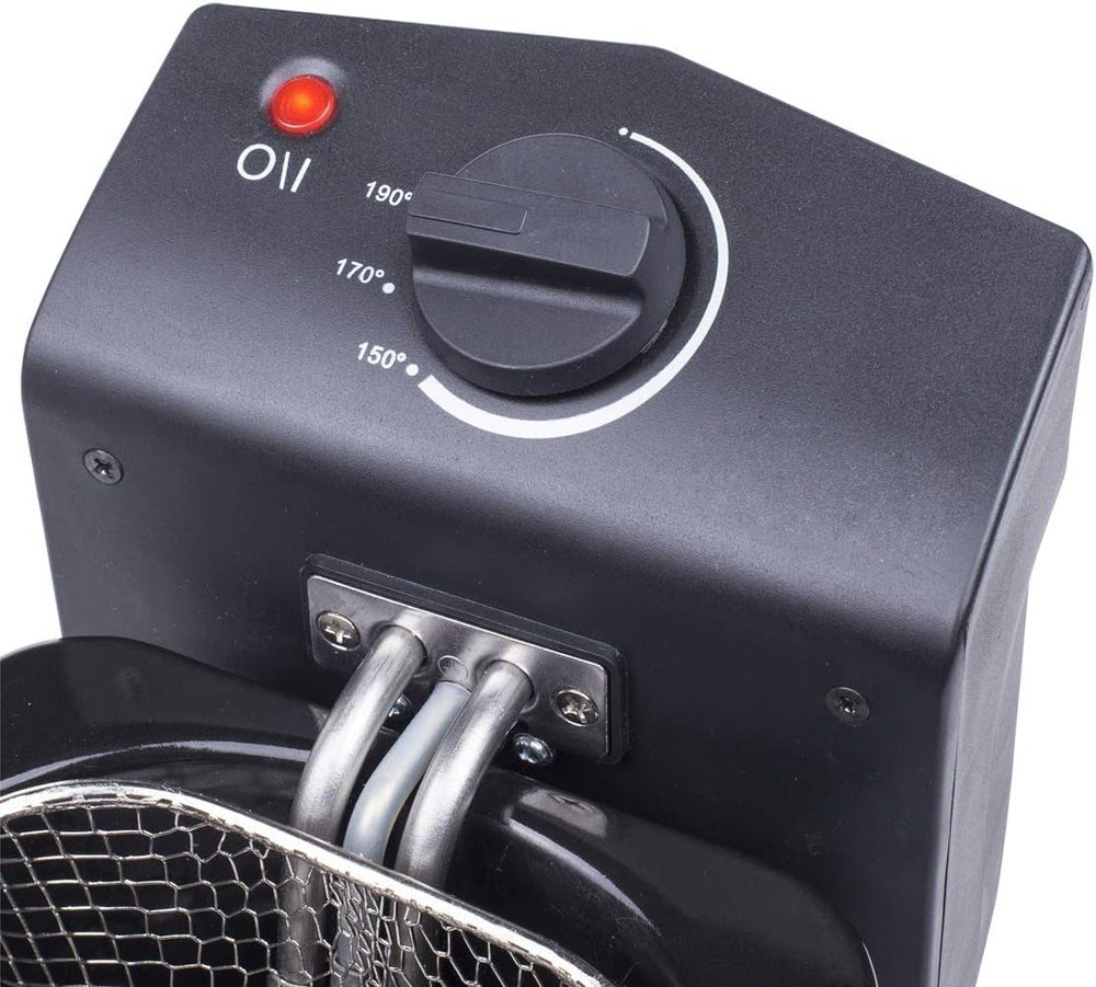 Tristar frituregryde i rustfrit stål - Med 2 liters kapacitet, koldzonefunktion og justerbar termostat op til 190°C, FR-6919, sølv Hvidevarer Naty Shop