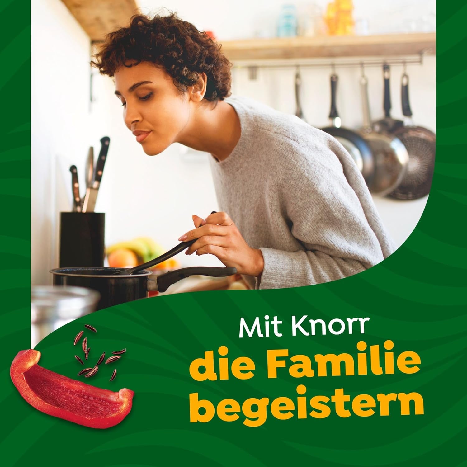 Knorr Fix Würzmischung Paprika-Gulash für ene leckeres Fleischgericht mit natürliche Ingredienten 4 Portionen
