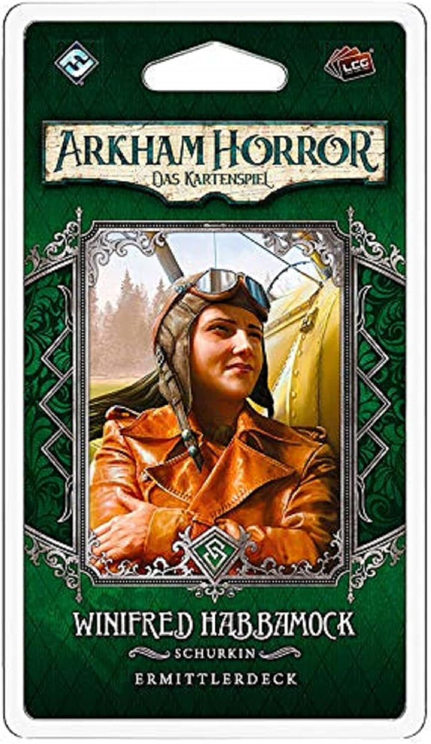 Fantasy Flight Games, Arkham Horror: LCG, Core Game, Expert Game, Card Game, 1-4 spillere, i alderen 14+, 45+ minutter, tysk, flerfarvet, farverigt