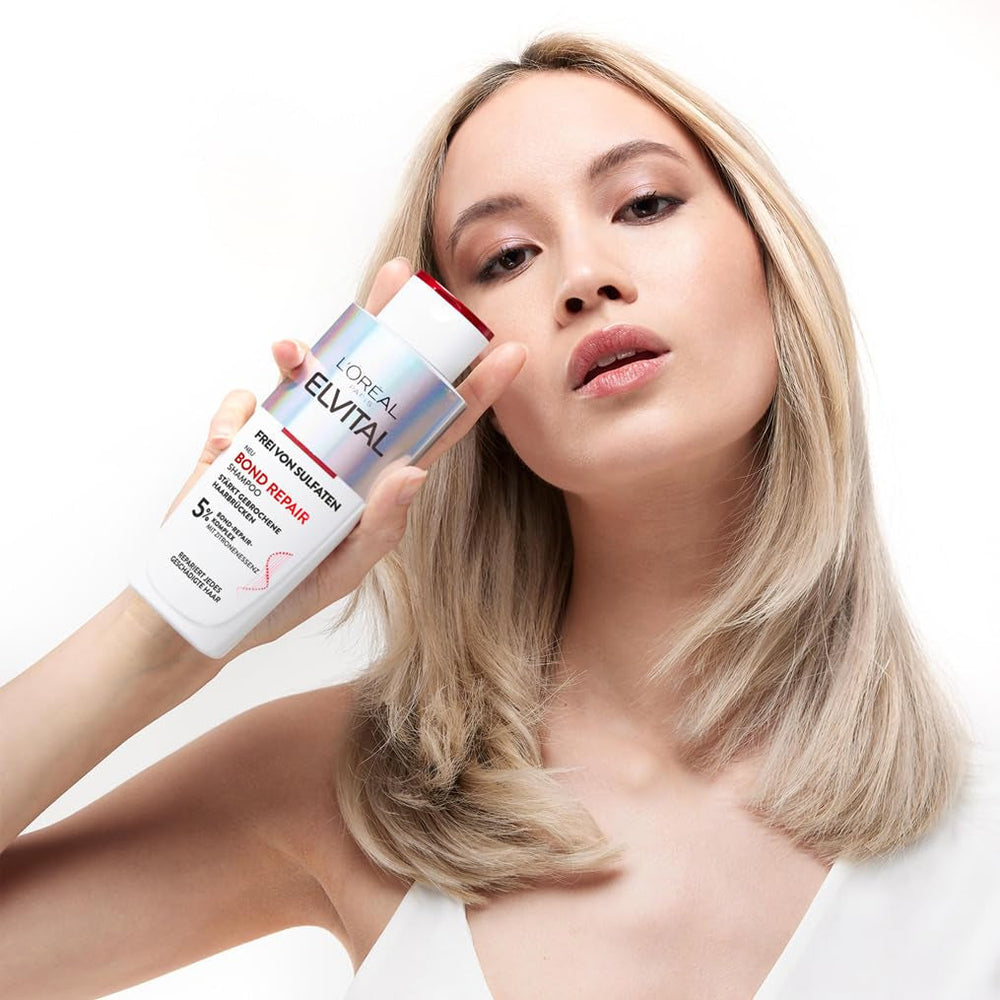 L'Oréal Paris Elvital Bond Repair Shampoo, skånsom rengøringsmiddel til hårreparation L'Oréal brusebad og bad