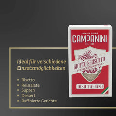 Original ris til risotto | Campanini ris til risotto | 1000g | fra Italien | Risottoer og supper