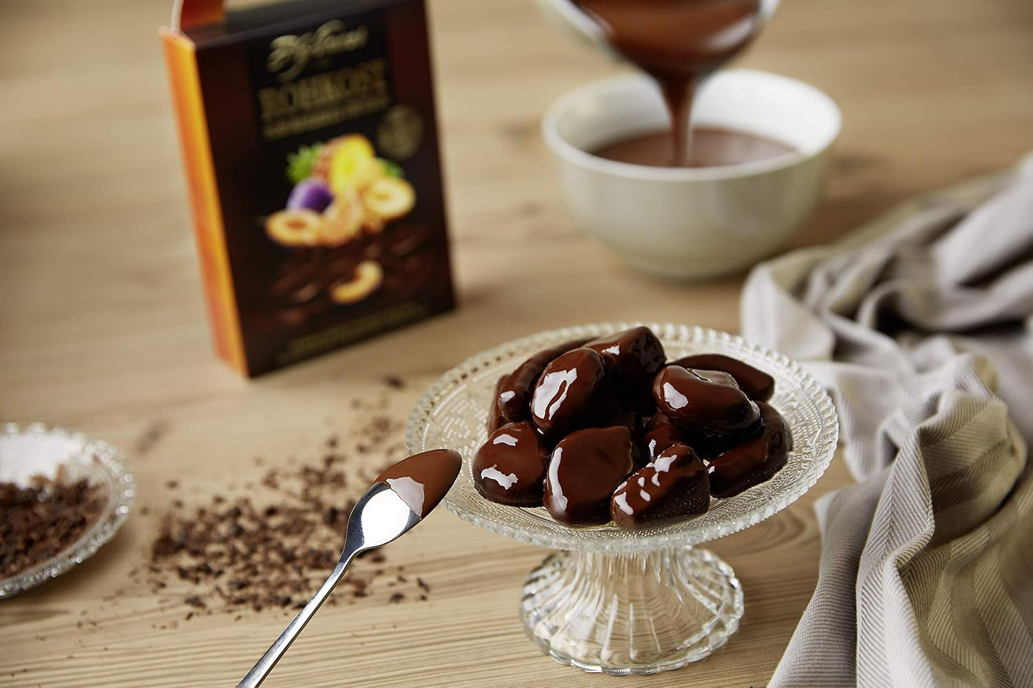 Hofbauer Wien Orangette rå, chokoladeovertrukne appelsinskiver, 1000 g