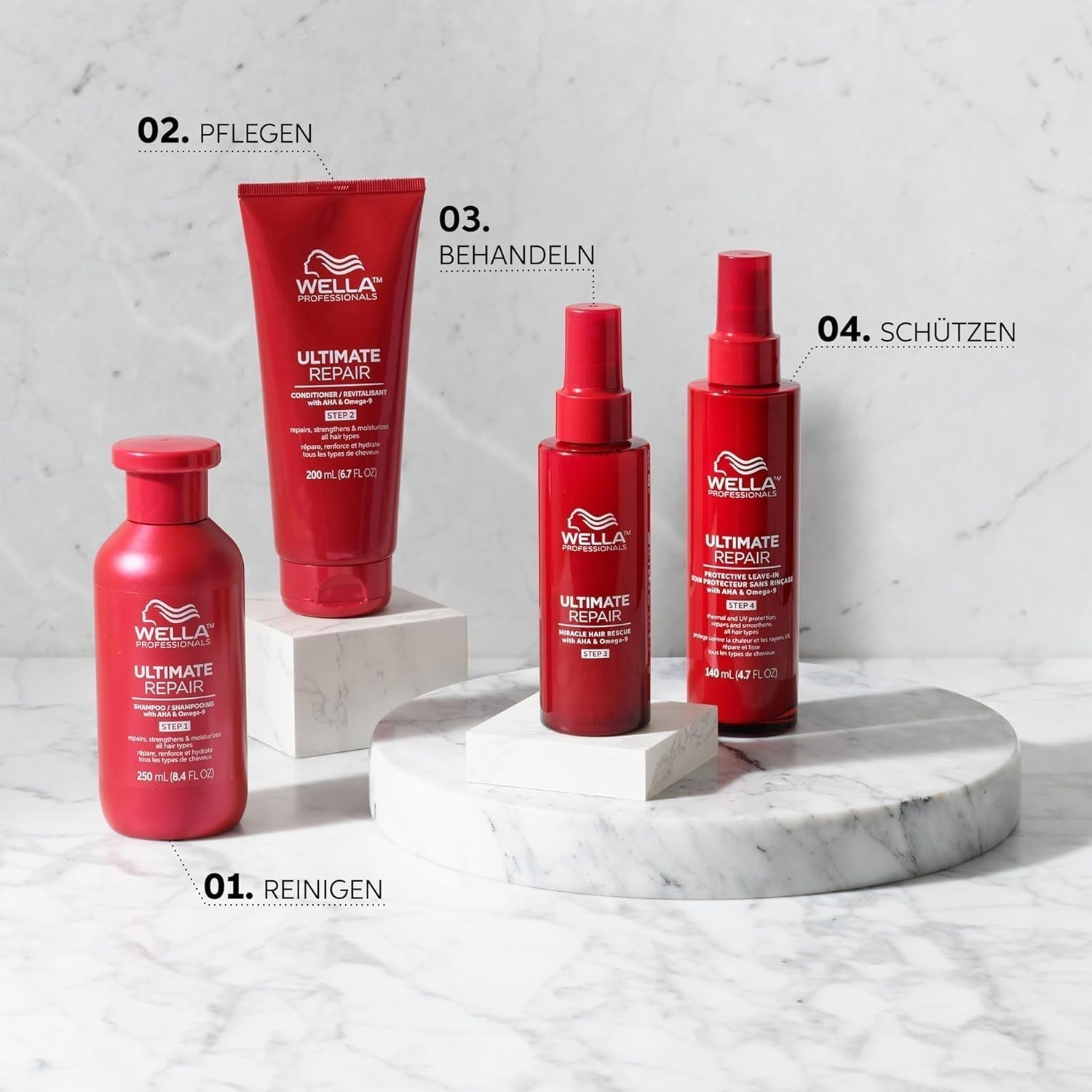 Wella Professionals Ultimate Repair Shampoo pentru curățare profundă, 250 ml Duș și baie Wella
