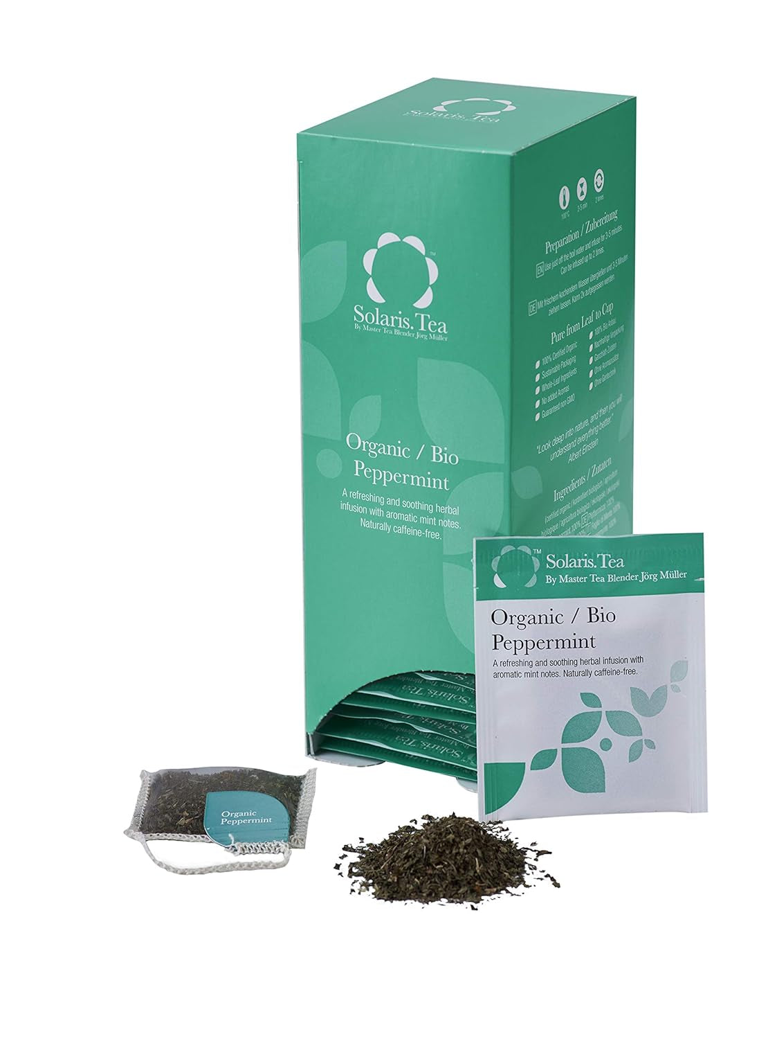 Bio - Ceai alb (Pai Mu Tan), 40 pliculețe de ceai din mătase, pachet de 1 (1 x 60 g)