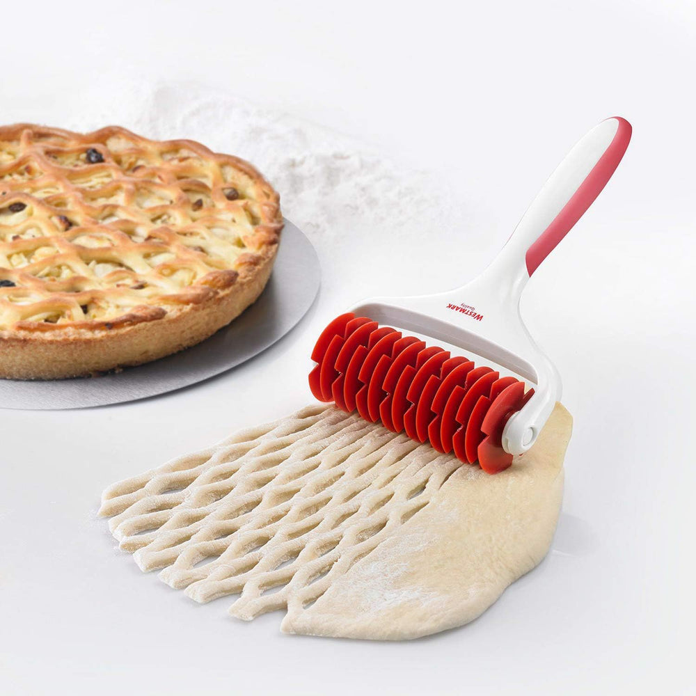 Westmark Gitterroller, Længe: 19,5 cm, Kunststoff, Weiß/Rot, 32182270