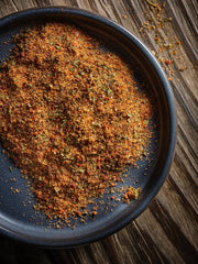 Fuchs Gourmet Selection Klassisch/Heimisch – Bratkartoffel Gewürzsalz, nachfüllbares Kartoffel Gewürz, Salz zum Würzen von Brat- & Ofenkartoffeln, Pommes Frites & Co, vegansk, 70 g