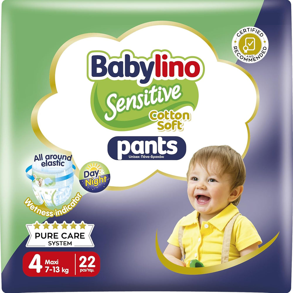 Bleer Sensitive Cotton Soft, str. 4, Bukser Maxi (7-13 kg), 22 stk.