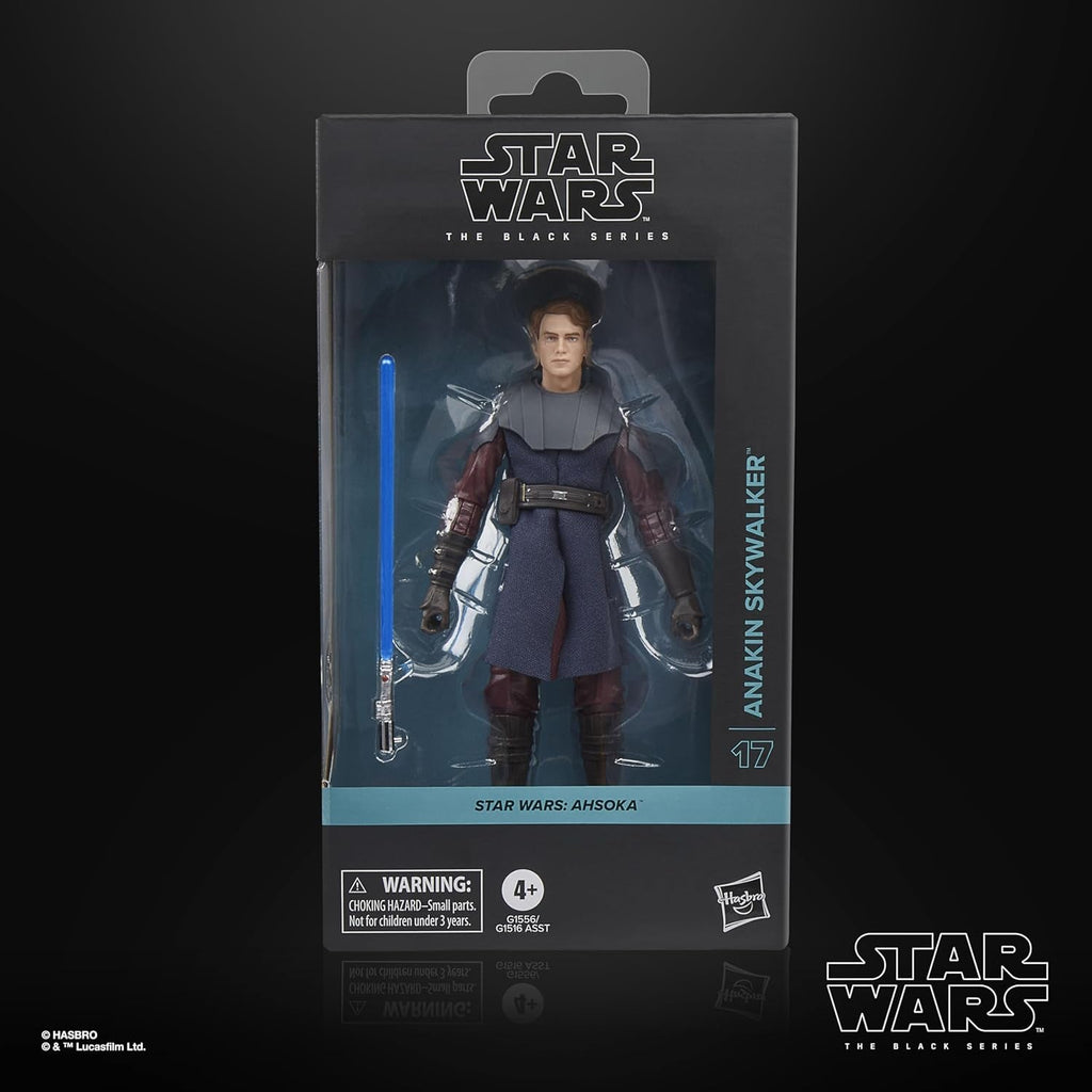 Star Wars Seria Neagră Anakin Skywalker, Star Wars: Ahsoka Figura de acțiune premium de colecționat (15 cm) Action figures Naty Shop