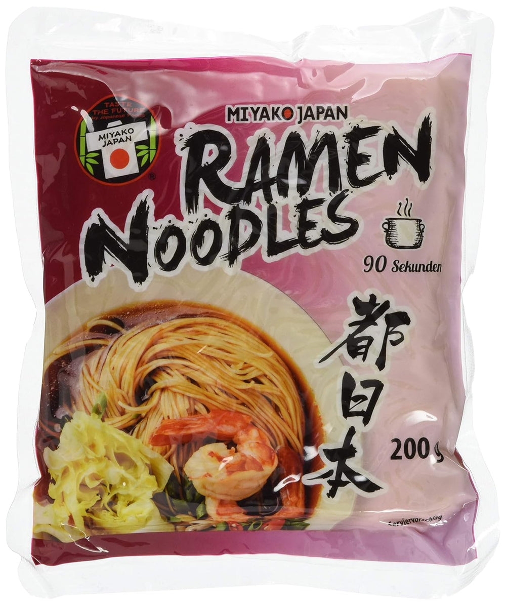 MIYAKO Ramen nudler i japansk stil, 200 g