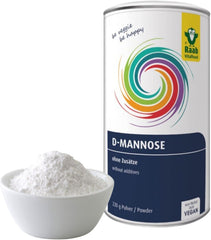 Raab Vitalfood® D-Mannose Pulver (220 G) - Frei Von Zusätzen, Vegan, Glutenfrei, Gut Löslich, Mit Meßlöffel in Der Dose, Vorratspackung, 100% D-Mannose (Gewonnen Aus Mais) Indulcitori Naty Shop 220 G (1Er Pack)