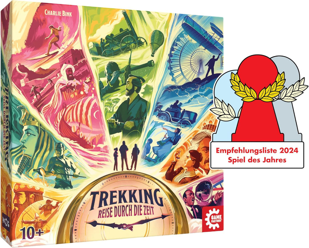 Game Factory 646098 Vandring, tidsrejse, brætspil for 1-4 spillere, 10+, familiespil