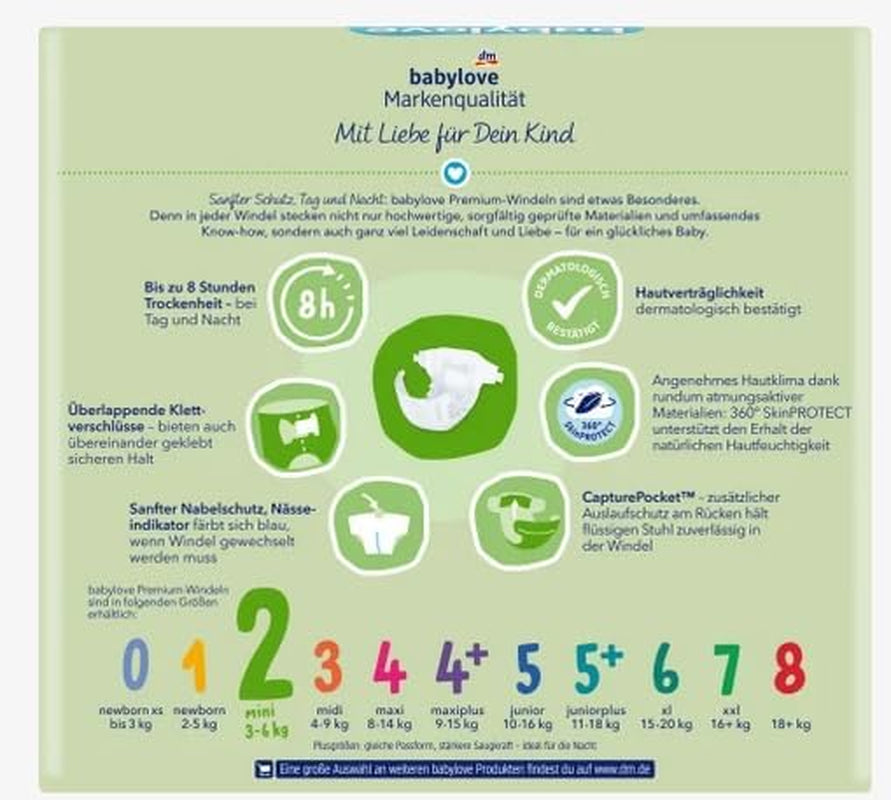 Premium bleer str. 2, mini, 3-6 kg, 42 stk