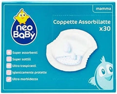 Neo Baby, Modermælksabsorptionskopper, 30 stk Mad og ammetilbehør Bebe Naty Shop