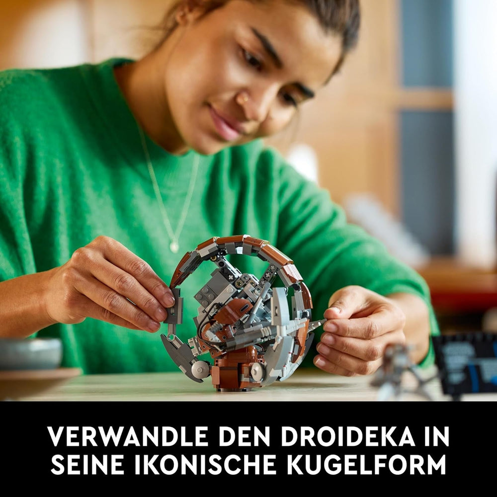 LEGO Star Wars Droideka-sæt, Droid-modelsæt til voksne, skrivebordsindretning, samleobjekt, gaveidé til mænd og kvinder 75381 Byggesæt Besuche den LEGO-Store