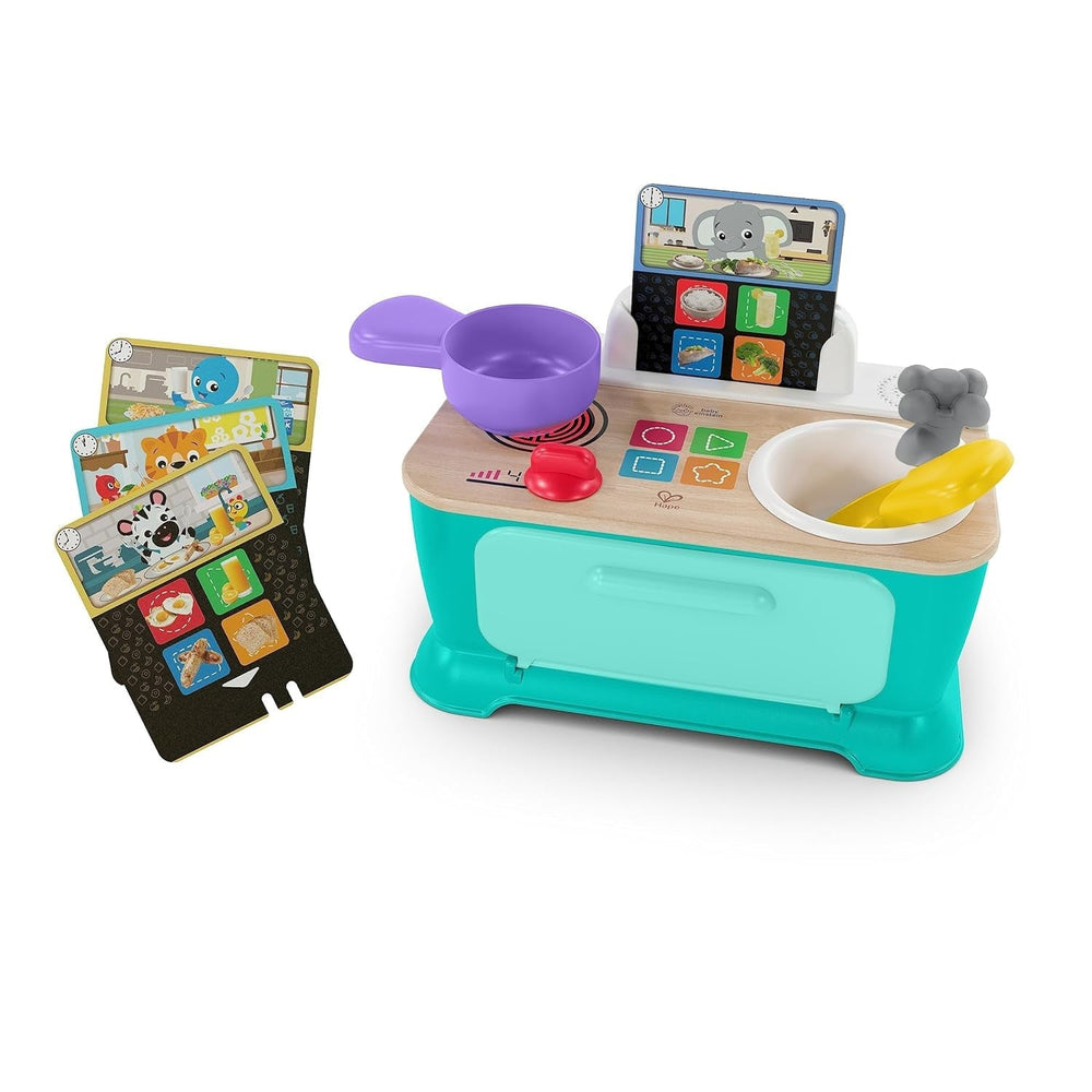 Jucărie Baby Einstein + Hape Magic Touch Register Pretend to Check Out, cu sunete reale și muzică, de la 9 luni în sus Jucarii Bebe Naty Shop Bucătărie