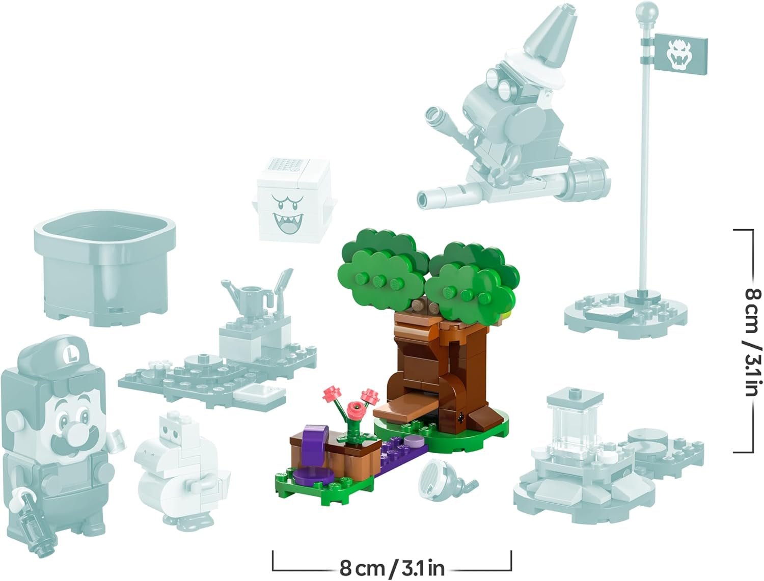 LEGO Super Mario Abenteuer med dem interaktive Luigi, Nintendo Geschenk for Jungen, Mädchen og Gamer ab 6 Jahren, Abenteuer-Spielset for Kinder med rosa Baby Yoshi 71440