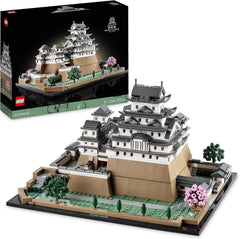LEGO Architecture Himeji Castle Model Kit til voksne Landmark Collection Creative Gardening and Japanese Culture Fan Set med Kirsebærblomster-gave til ham og hendes 21060 byggesæt Besuche den LEGO-Store Single