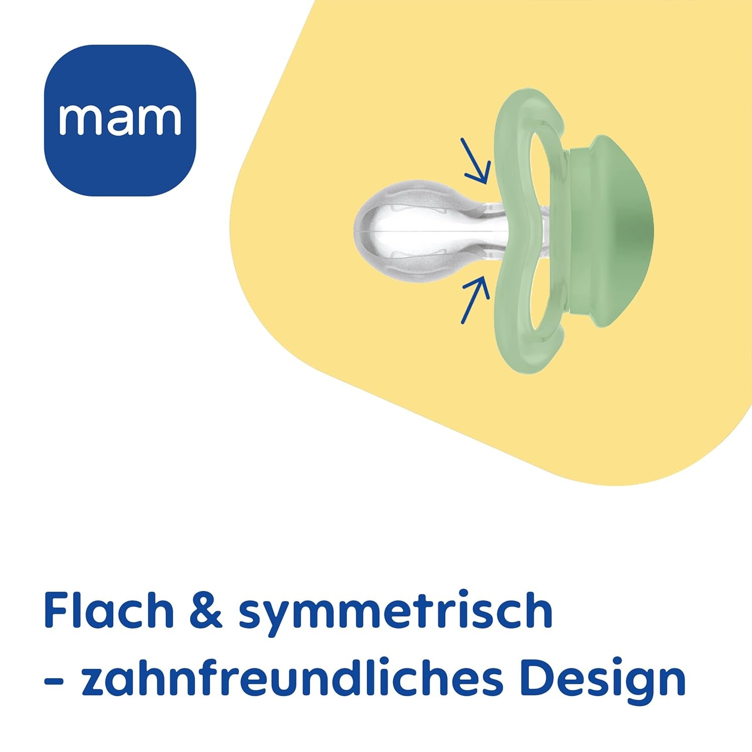 Suzete MAM Air din silicon, pachet de 2, design extra ușor și aerisit, suzetă pentru bebeluși prietenoasă cu dinții, fabricată din silicon special MAM SkinSoft, cu cutie pentru suzetă, 6-16 luni, Ursuleț/Rinocer