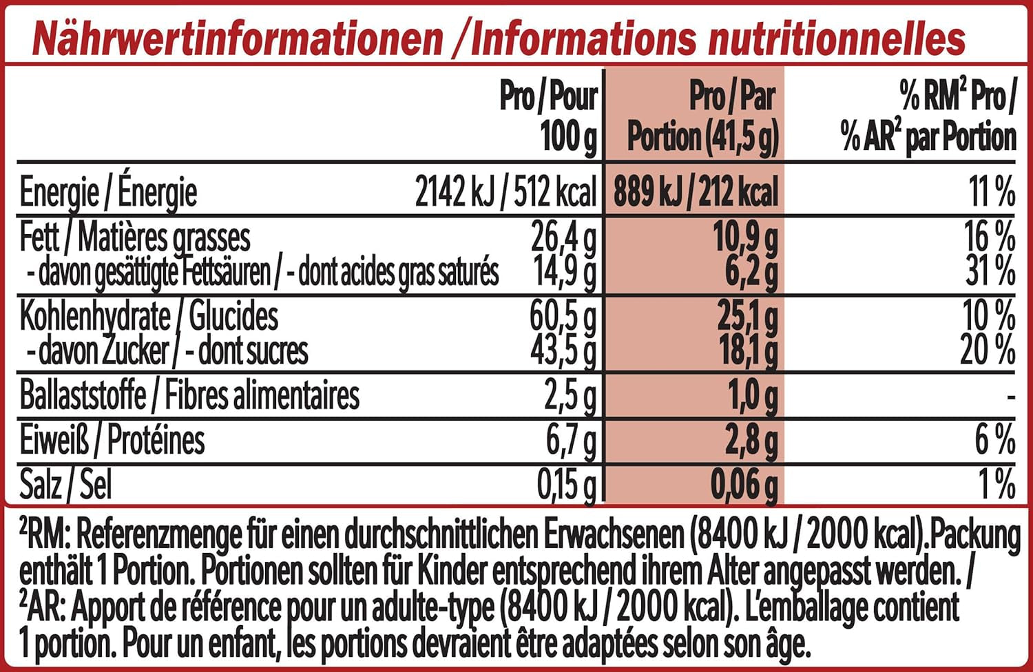 Nestlé klassiske chokoladebarer, sprøde mælkechokoladestænger, pakke med 48 (24 x 41,5 g)