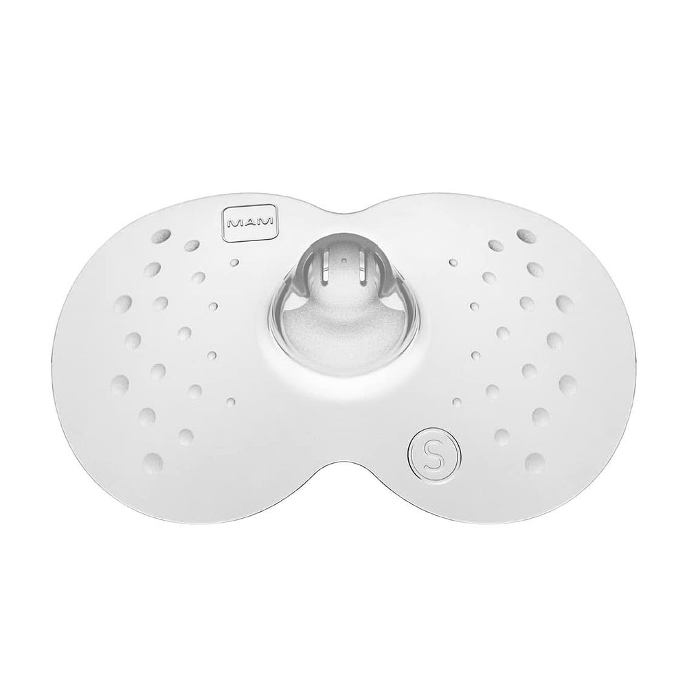 MAM Stillhütchen Größe S (Ø 17 Mm) Im 2Er-Set, Extra Weiche Brusthütchen Zum Schutz Beim Stillen, Brustwarzenschutz Für Maximalen Hautkontakt Zwischen Mutter Und Kind Accessories Mad og Amning Bebe Naty Shop