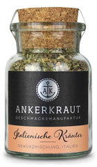 Ankerkraut Italienische Kräuter, Mediterranes Universalgewürz für Pasta, Pizza og Salade, 25 g im Korkenglas