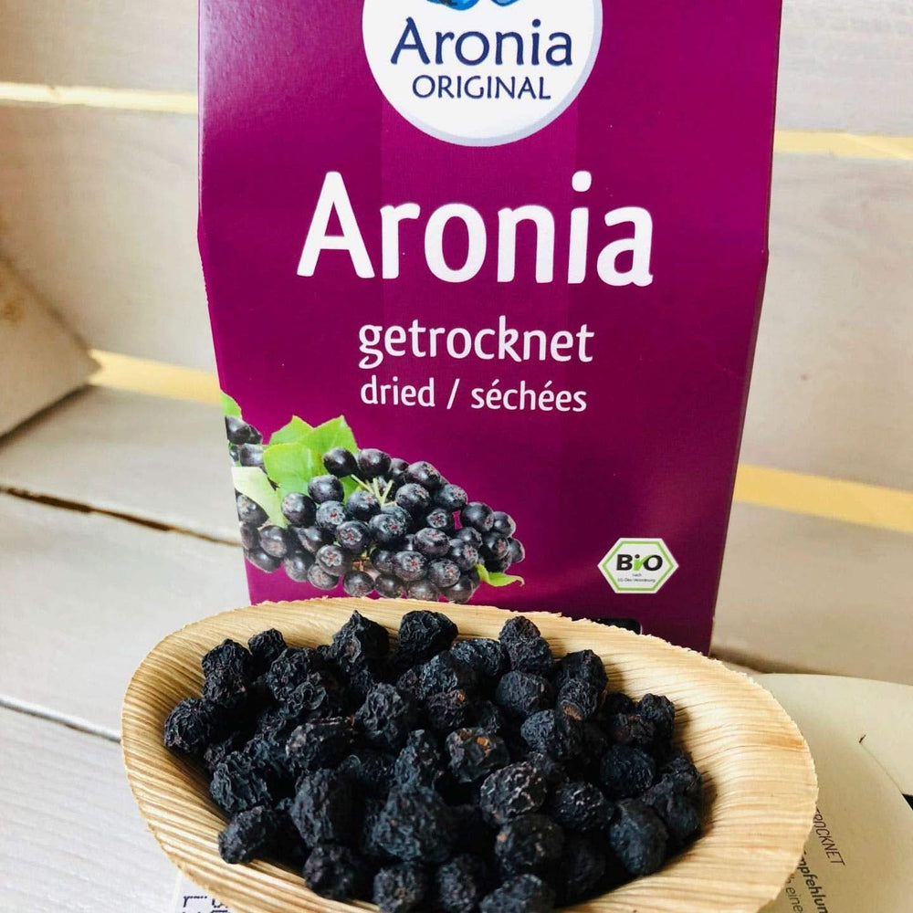 Aronia ORIGINAL, Dehydrerede aronia frugter, ingen konserveringsmidler, ingen tilsat sukker, 500 gram Dehydrerede produkter Naty Shop