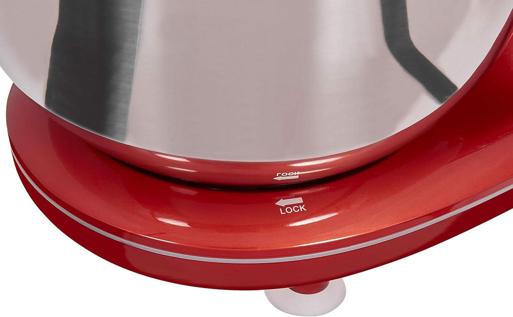 GUTFELS Küchenmaschine KM 8102 Roi | Küchenmaschine |1200 Watt | Schneebesen | Rührhaken | Knethaken | 10 Stufen | Rot | 5 L Schüssel Mor og Barn Naty Shop