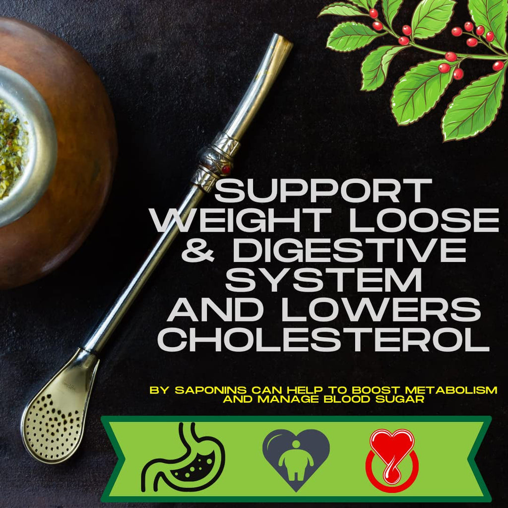 Guarana 1000 g | Ceai Mate din Paraguay | Puternic, cu catuava, pudră de guarana, lămâie verde | Stimulare extra puternică, revigorant, mare