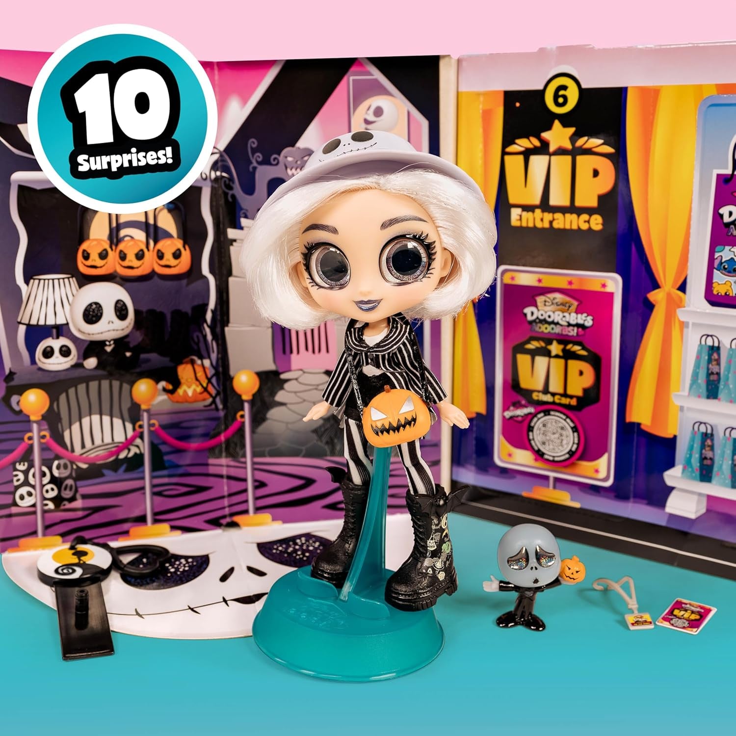 Disney Doorables Adoorbs Păpuși de colecție Seria 1 cu accesorii, 14 cm, Păpușă la modă, Jucărie pentru vârste de 5+ ani, Just Play