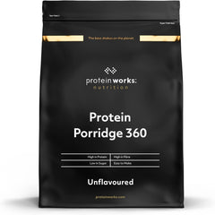 Protein Works - Proteingrød 360​| Myte Yderligere vitaminer og mineraler | Proteinreiches Frühstück | Kalorienarme Haferflocken | 13 Serveringer | Naturlig | 1 kg korn Naty Shop Standard titel