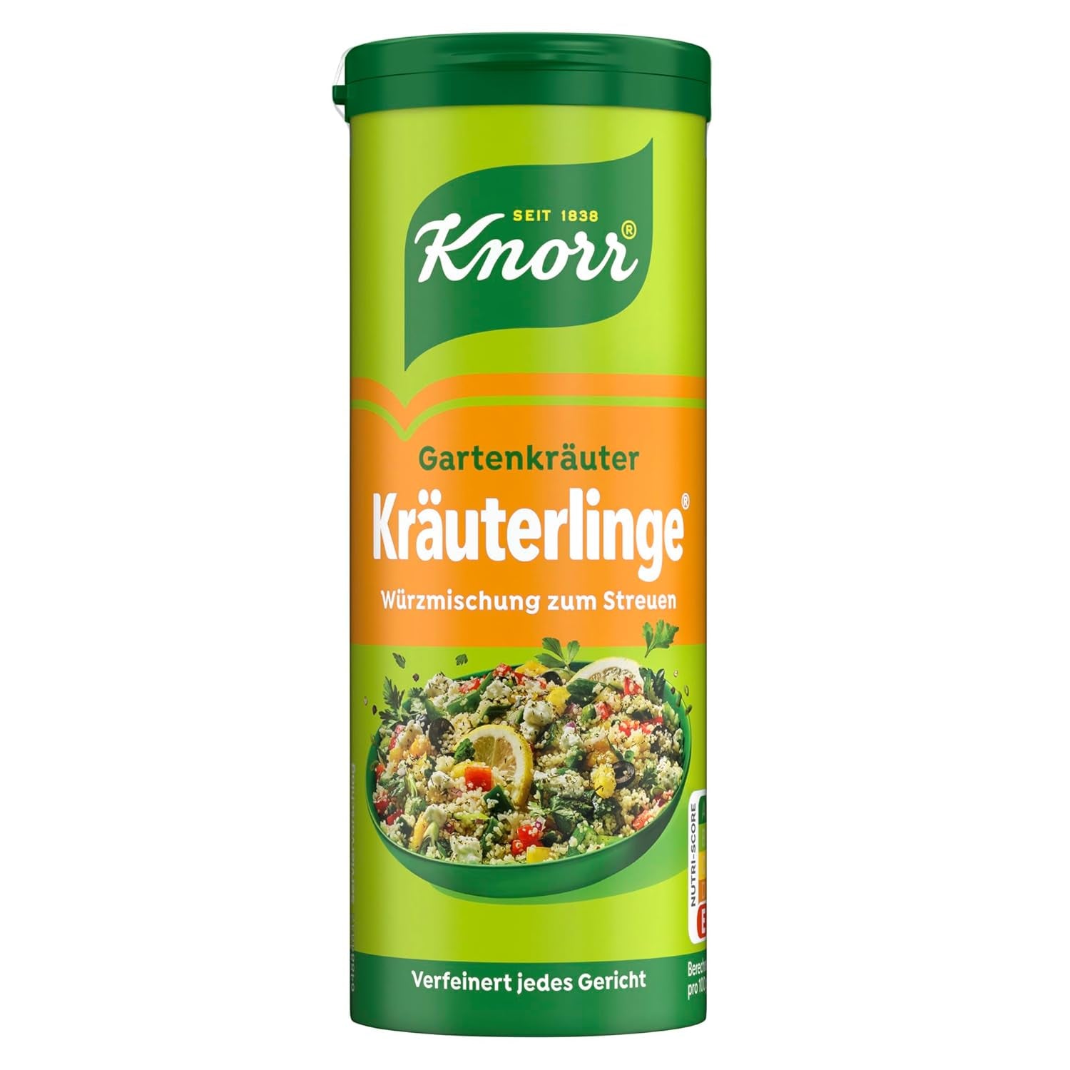 Knorr Kräuterlinge Italienische Kräuter Würzmischung zum Streuen für Pasta, Gemüse eller enen Salat 60 g