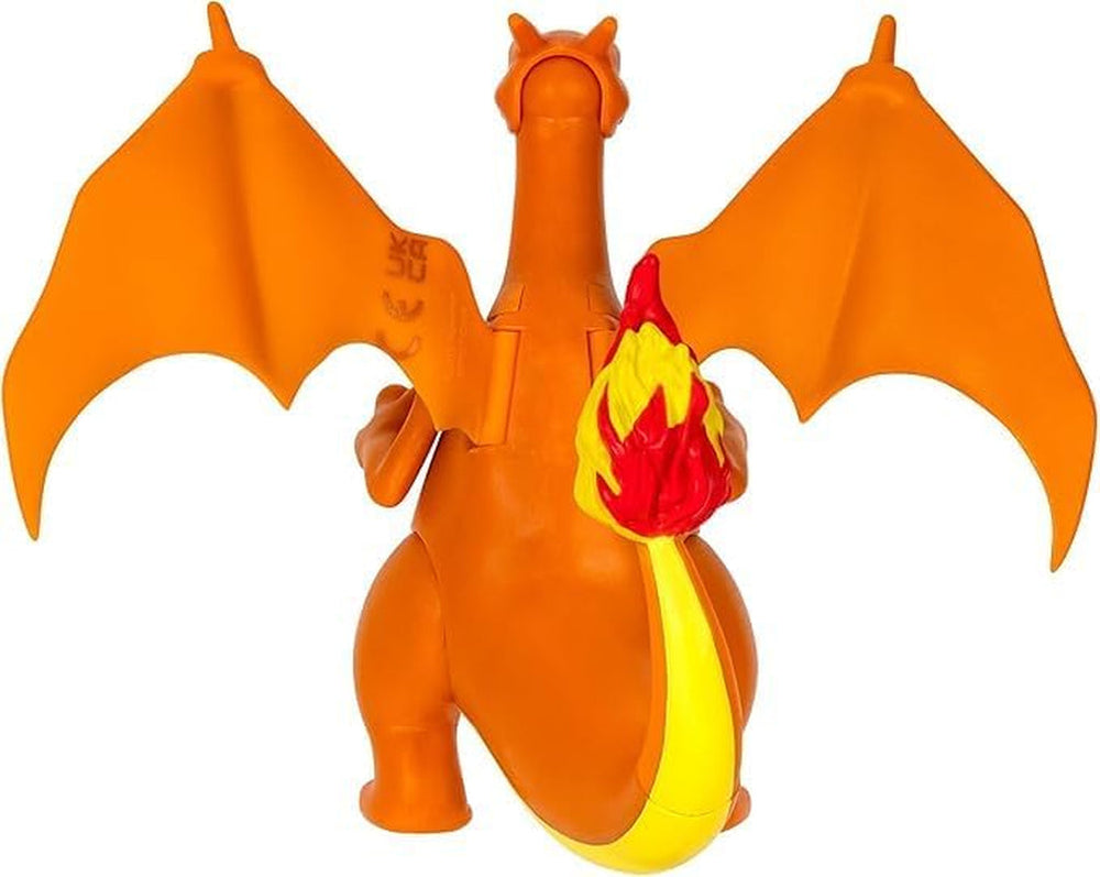 Pokémon PKW0368 - Battle Feature Figur - Glurak Official Movable Figur 11,5 cm Action figurer Naty Shop