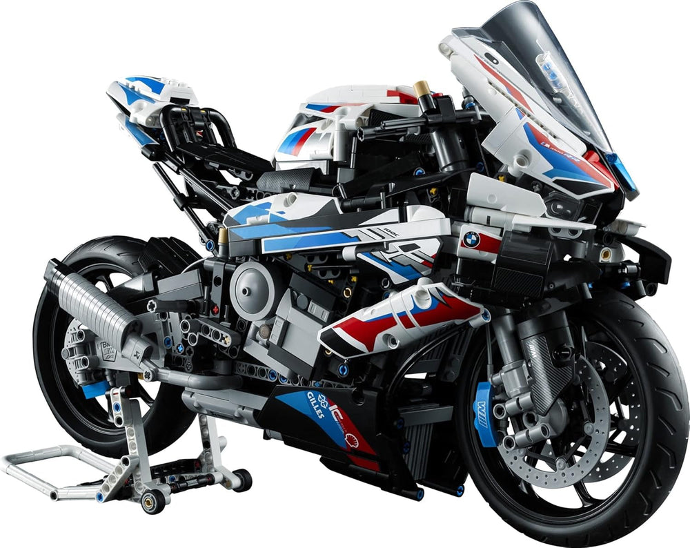 LEGO Technic BMW M 1000 RR Motorcykel Model Voksen Model Kit Sæt som en håndværksgave til mænd og kvinder Hjem eller kontorindretning 42130 Byggesæt Besuche den LEGO-Store