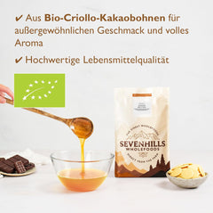 Sevenhills Wholefoods Kakaobutter Bio 200g, Rein og Natürlich, Premium Quality