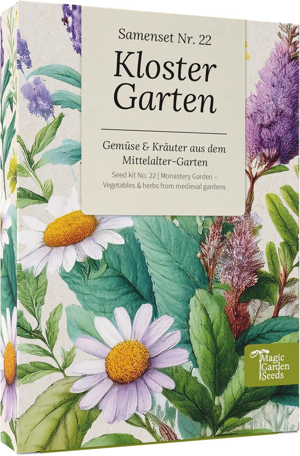 Magic Garden Seeds - Klosterhaven: Grøntsager og urter fra middelalderen - 9 historiske kulinariske, medicinske og havefrøæsker