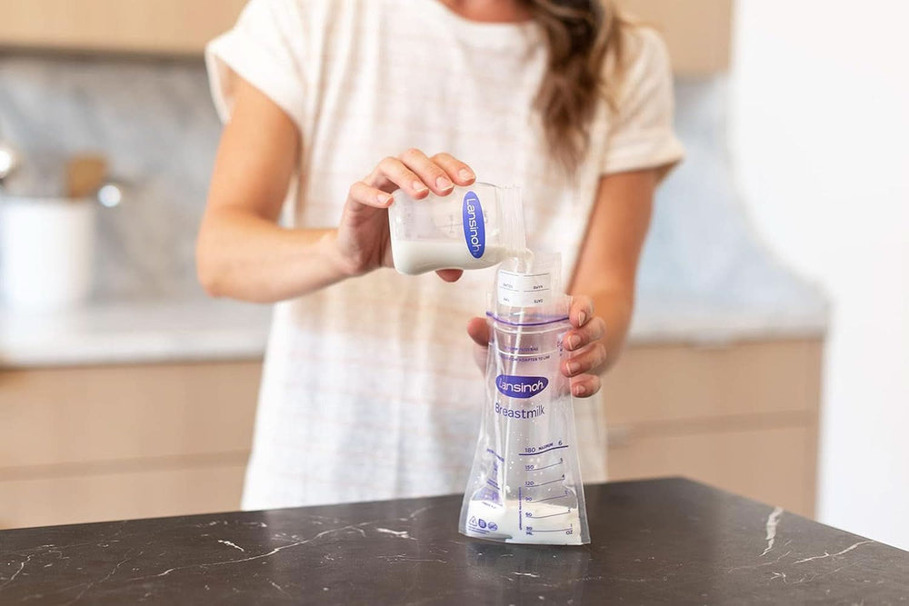 Lansinoh opbevaringsposer til modermælk, 25 stk. Mad og ammetilbehør Bebe Naty Shop