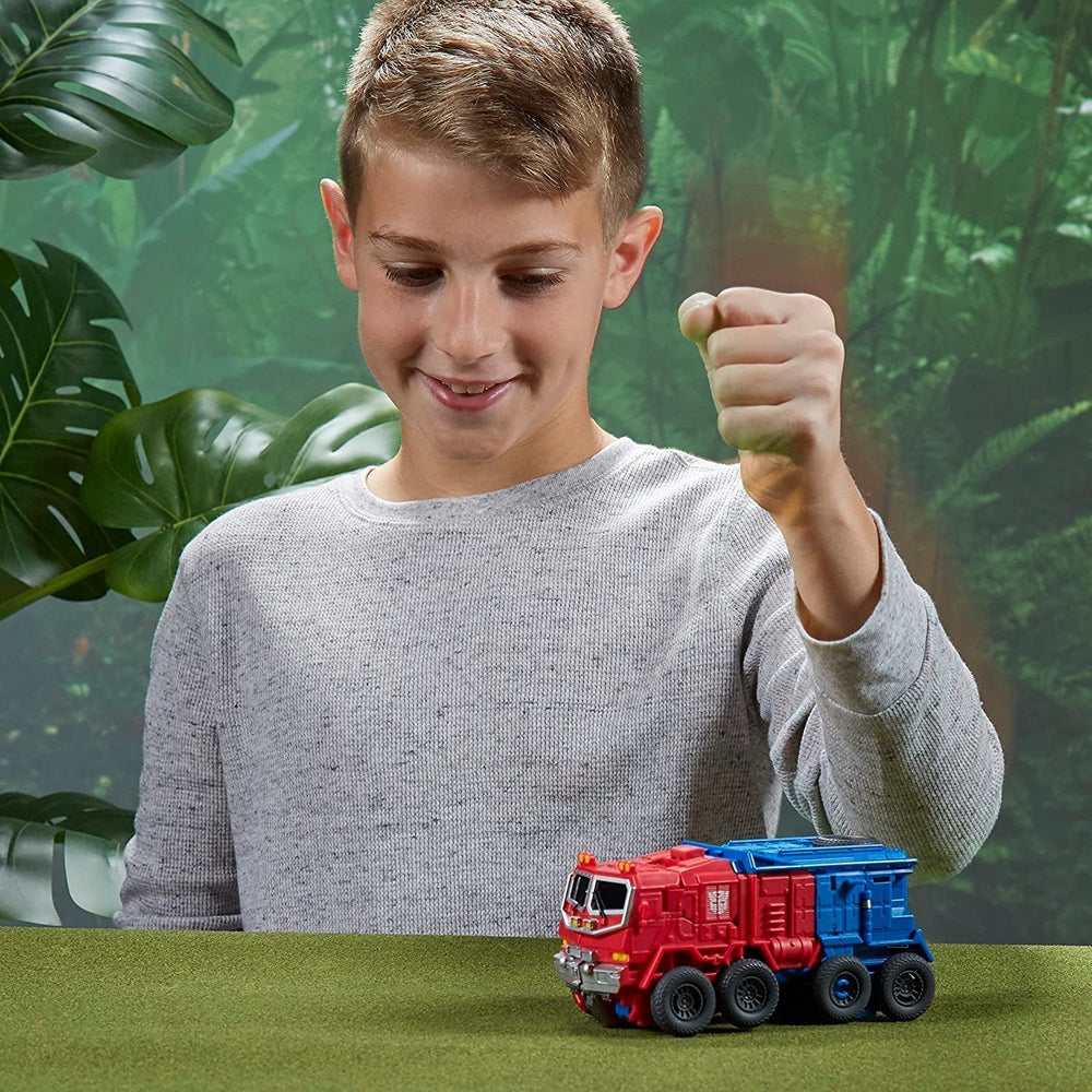 Transformers legetøj til filmen Rise of the Beasts, Smash Changer Optimus Prime figur på 6, 22,5 cm Actionfigurer Naty Shop