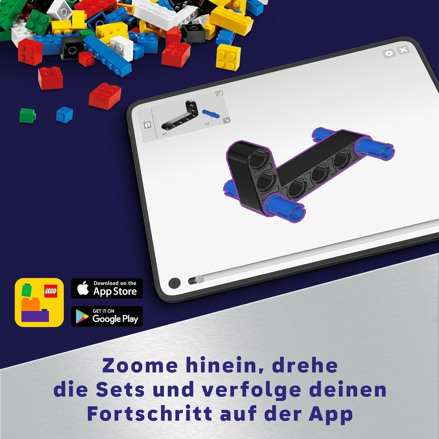 LEGO Technic Vtol Space Transporter LT81, Rumbyggesæt, Rumlegetøj, Rumskib, Mini Rover Legesæt, Gave til drenge og piger over 10 år 42181 Byggesæt Besuche den LEGO-Store