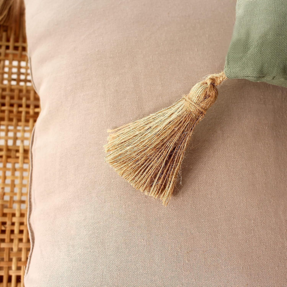 Dyne med 4 bobler, jute, 90 X 190 Cm, ler, 2007AGCHLJT090190, 90 X 190 Cm Dyner og dyner Naty Shop