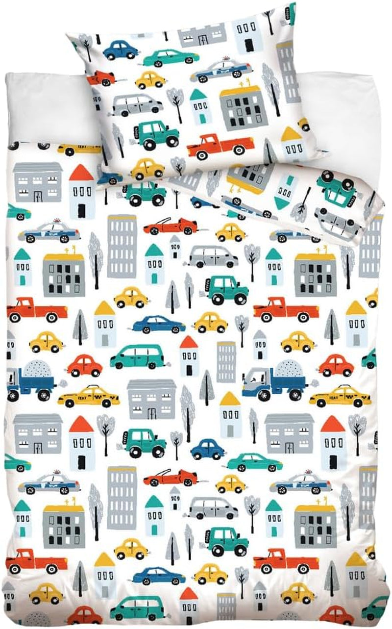 Sengetøj til drenge, forskellige motiver, 100% bomuld Sengetøj - børn Naty Shop