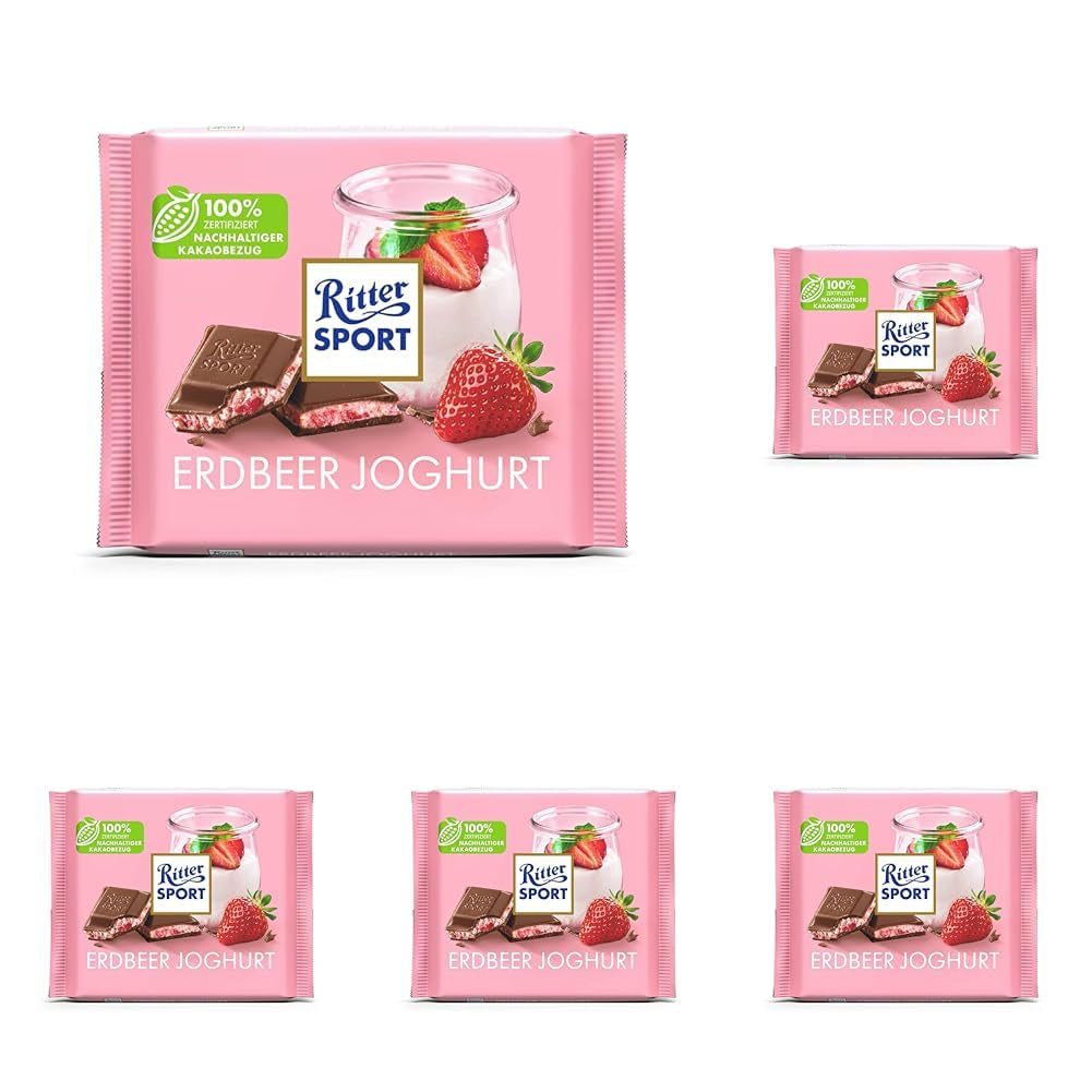 Ritter Sport 250g Alpine Milk Chokolade, Den fineste sødmælkschokolade med en cremet smag, Klassisk chokolade til at dele med venner, 11 barer x 250g