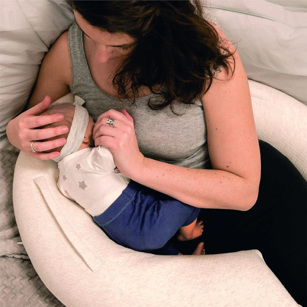 Multifunktionel ammepude, 4 i 1, Soft Nova, beige, enkelt pude: 202 cm, lænestol, 40 X 75 X 22 cm Tilbehør Mad og Amning Bebe Naty Shop